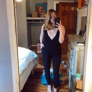 Planet Blue Black Jumpsuit